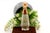 Glass Perfume Bottle with Embossed Gold Cap For Sale - Image 6 of 6