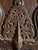 Early 18th Century 17th Century Spanish Baroque Wrought Iron Architectural Lock on Timber Panel For Sale - Image 5 of 18
