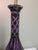 A magnificent pair of antique cut Crystal and Amethyst table lamps. Elegant form and rich purple color. Each measures 38...