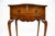 Wood Antique Burr Walnut Side Table, 1900s For Sale - Image 7 of 8