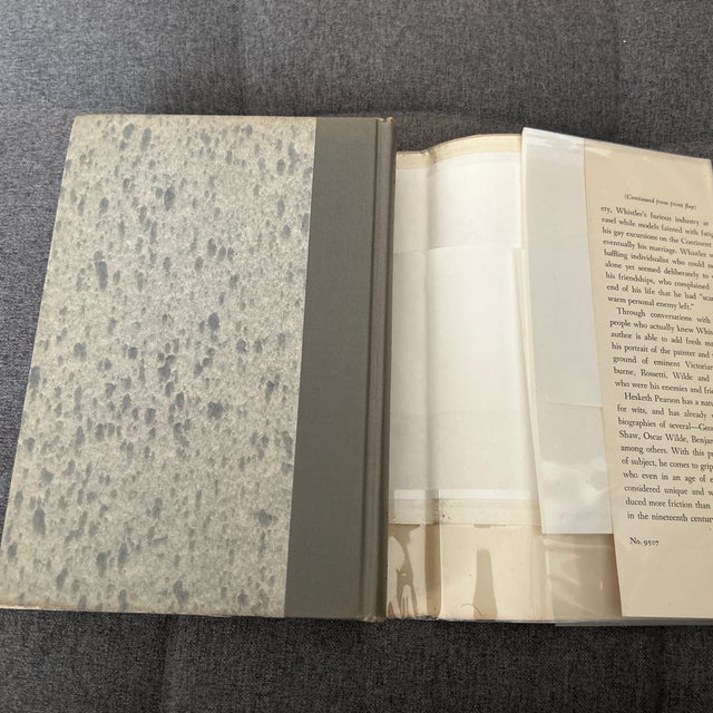 Paper The Man Whistler Book by Hesketh Pearson For Sale - Image 7 of 10
