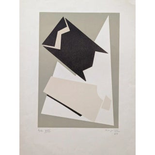 Alberto Magnelli, Abstract Composition, 1969, Hand-Signed Lithograph For Sale