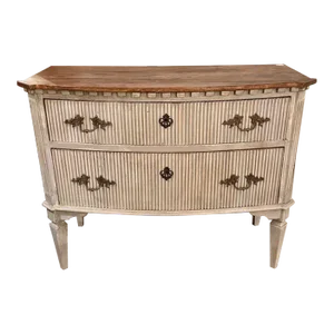 Italian Made Carved and Painted Bedside Chests