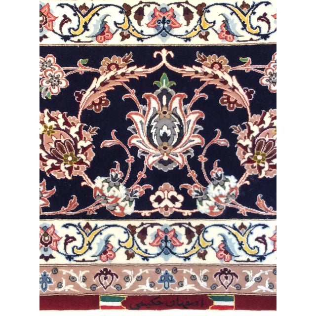 2020s Persian Nain Silk & Wool Red Area Rug-10' 2" X 13' 3" For Sale - Image 5 of 6