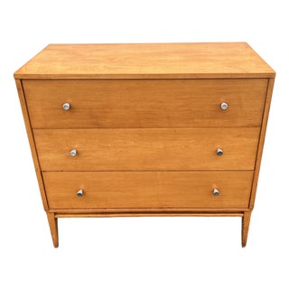 Paul McCobb for Planner Group- Vintage 3-Drawer Maple Chest of Drawers For Sale