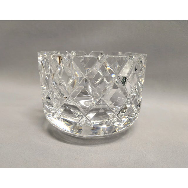Traditional Orrefors Sofiero Large Crystal Bowl For Sale - Image 3 of 9