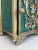 Antique Louis XVI Bronze Vitrine Nightstands with Green Glass Doors and Drawer, Set of 2 For Sale - Image 9 of 18