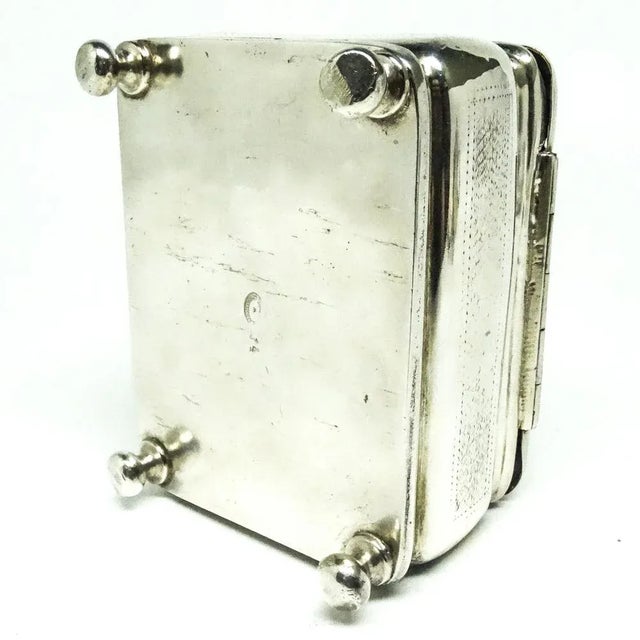 Biedermeier Sugar Bowl from Merchant, Poland, 1890s For Sale - Image 4 of 9