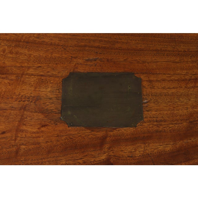 Antique Camphor Wood Military Campaign Chest, 1880 For Sale - Image 12 of 15