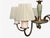 1950s Nordiska Kompaniet, Chandelier, Green Lacquered Wood, Brass For Sale - Image 11 of 13