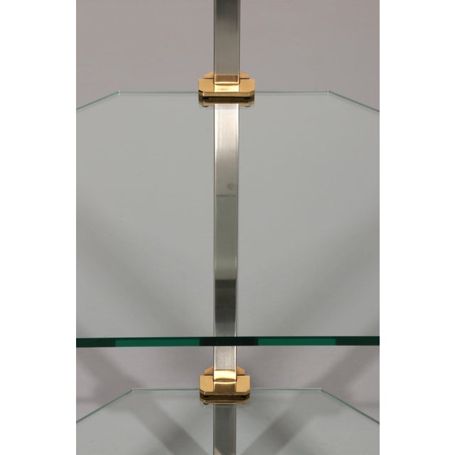 Model R16 Corner Cabinet in Stainless Steel and Aluminum by Peter Ghyczy, 1970s For Sale - Image 10 of 12