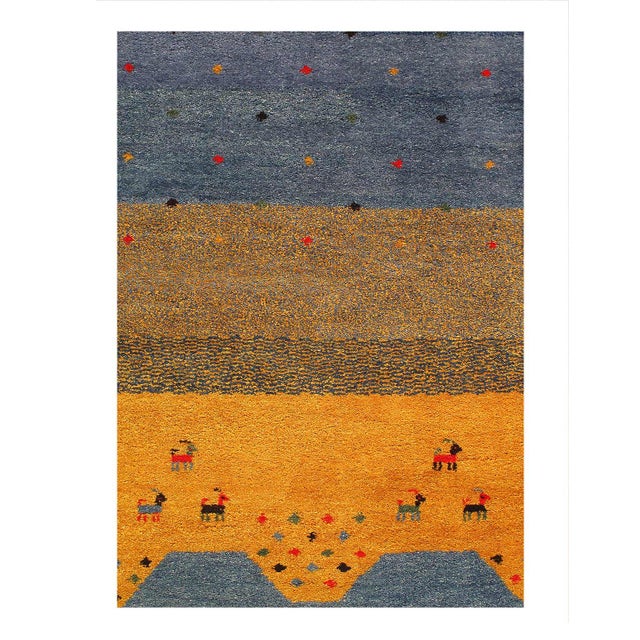 Gabbeh rugs are most likely some of the most popular hand-knotted oriental rugs. Made by Ghashghai nomads and knotted in...