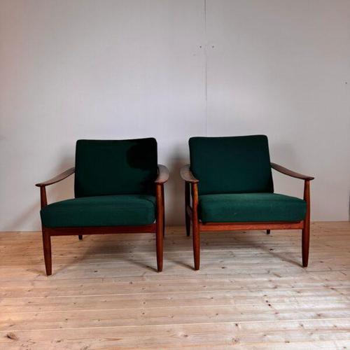 Mid-Century Danish Teak Armchairs, 1960s, Set of 2 For Sale - Image 6 of 6