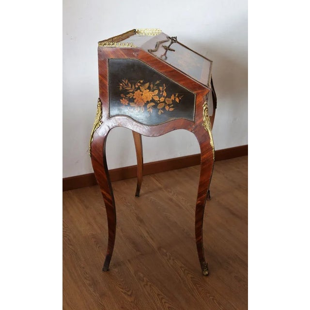 Louis XVI French Flap Desk For Sale - Image 9 of 12