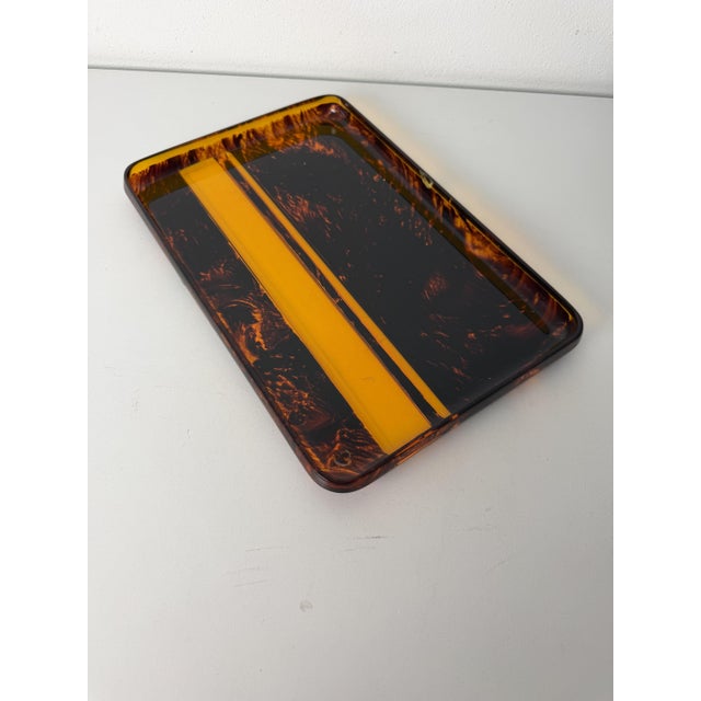 Acrylic Glass Tray from Guzzini, Italy, 1970 For Sale - Image 10 of 11
