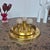 Gold Mid-Century Brass and Glass Flush Mount from Lampukas, Finland, 1960s For Sale - Image 8 of 14