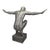 Discover the essence of modern design with this stunning brushed aluminium sculpture. Handcrafted to perfection, this...