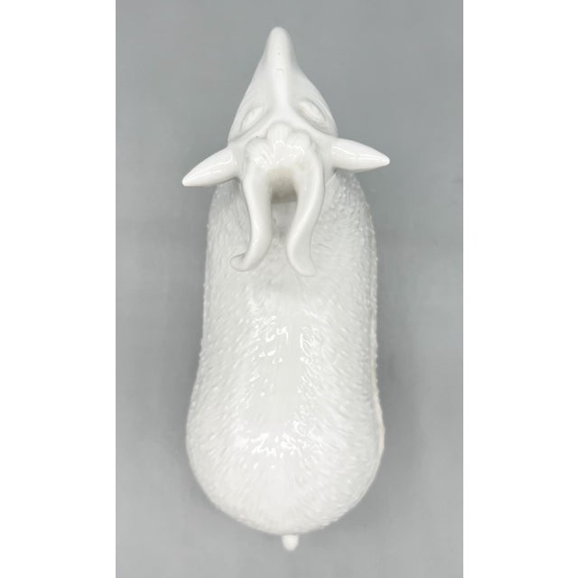 Vintage Mottahedeh White Ram Butter Dish/ Trinket Dish For Sale - Image 11 of 12