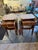 Brown 19th Century French Burled Walnut Marble Top Side Tables For Sale - Image 8 of 8
