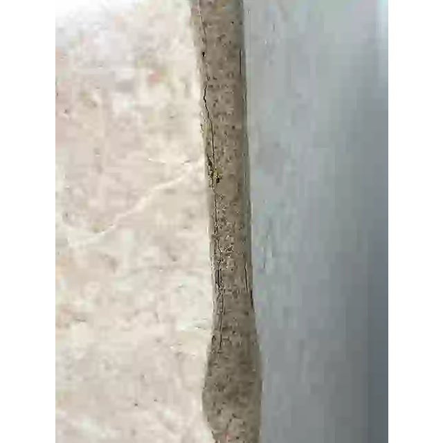 1970s Faux Stone Tall Square Column Display Pedestal For Sale - Image 4 of 9