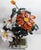 Jade 20th Century Chinese Chinoiserie Pair of Jade Trees With Nephrite, Carnelian and Rose Quartz For Sale - Image 8 of 18