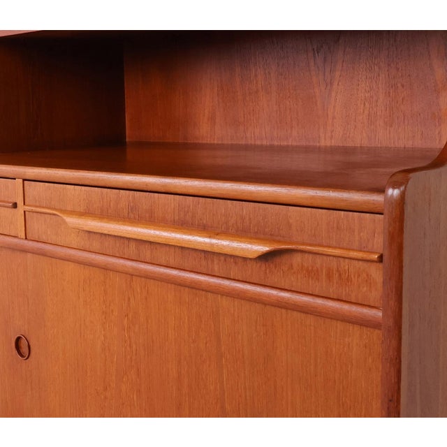 Vintage Danish Teak Highboard or Buffet, 1960s For Sale - Image 14 of 18