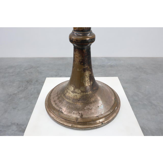 Art Deco Silvered Copper Champagne Bucket on Stand, France, 1910s For Sale - Image 12 of 15