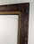 Large Vintage Arts & Crafts Hand-Carved Dark Brown Wood Frame With Linen Liner For Sale In New York - Image 6 of 11