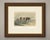 This antique cattle print portrays a red and white Norman cow, engraved by Oudet after the painting by J. Melin and...