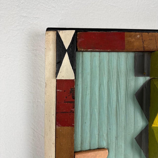 Wood Geometrien Decorative Wall Panel by Ludwig Theodor Gloss, Germany, 1961 For Sale - Image 7 of 18