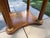 Wood Vintage Baker Large Round Pedestal Extension Dining Table For Sale - Image 7 of 9