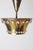 Gold Hollywood Regency Hanging Lamp in Brass and Lead Crystal, Austria, 1950s For Sale - Image 8 of 18
