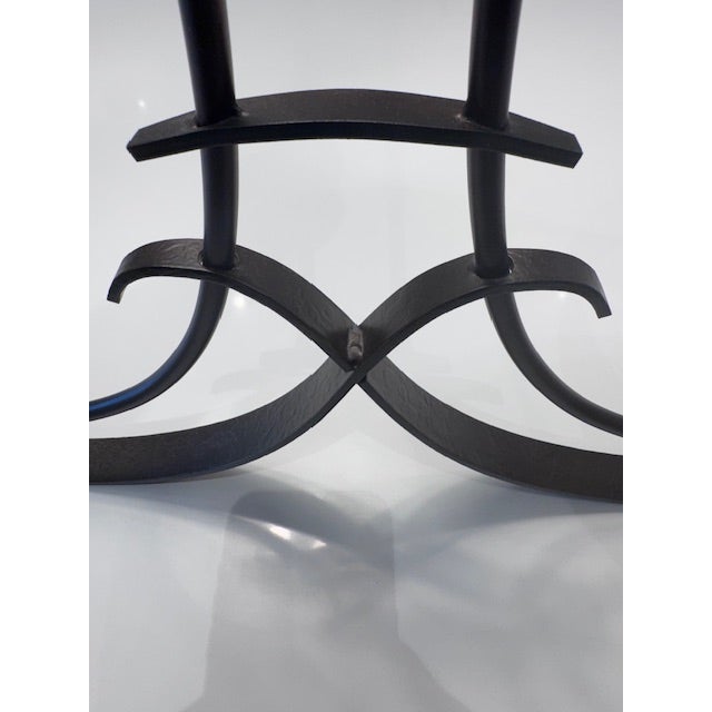 Beautiful Hand-Forged Hubbardton Pendant Fixture For Sale - Image 9 of 12