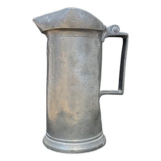 Pewter Pitcher by Albert and Muller, Lille, France, 1900s For Sale