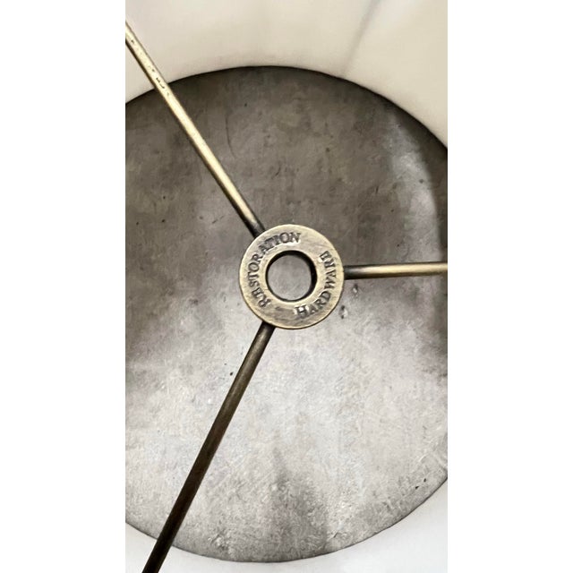 1980s 1980s Restoration Hardware Glass Rods Floor Lamp on Chrome Basey For Sale - Image 5 of 6
