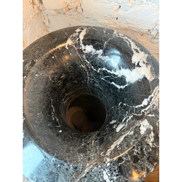 Art Deco Large Marble Floor Vase For Sale - Image 3 of 4