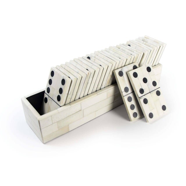 Traditional Regina Andrew Royal Bone Dominos For Sale - Image 3 of 5