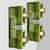 Green Textured Square Wall Light from Pan Ceramics, 1960s, 1970 For Sale - Image 13 of 16