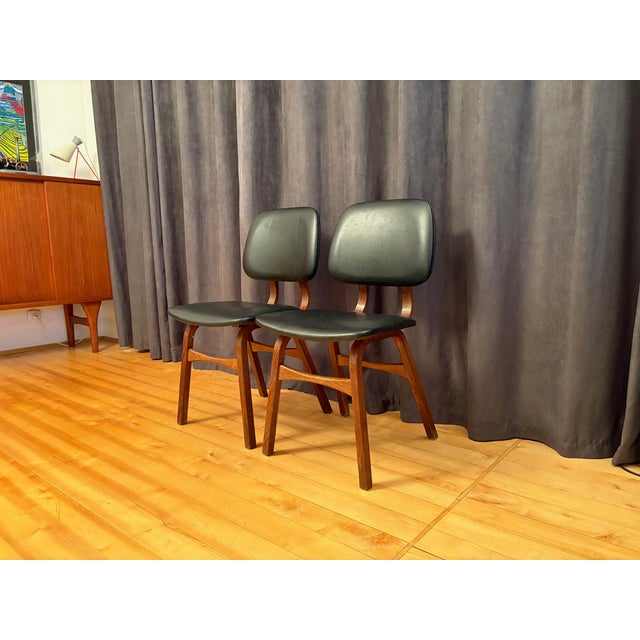 1960s Chairs in the style of Borge Mogensen, Denmark, 1960s, Set of 2 For Sale - Image 5 of 12
