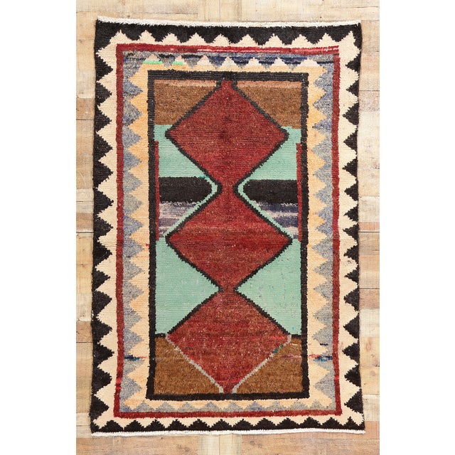 Vintage Persian Lori Rug - 04'02 X 06'03 For Sale - Image 9 of 9