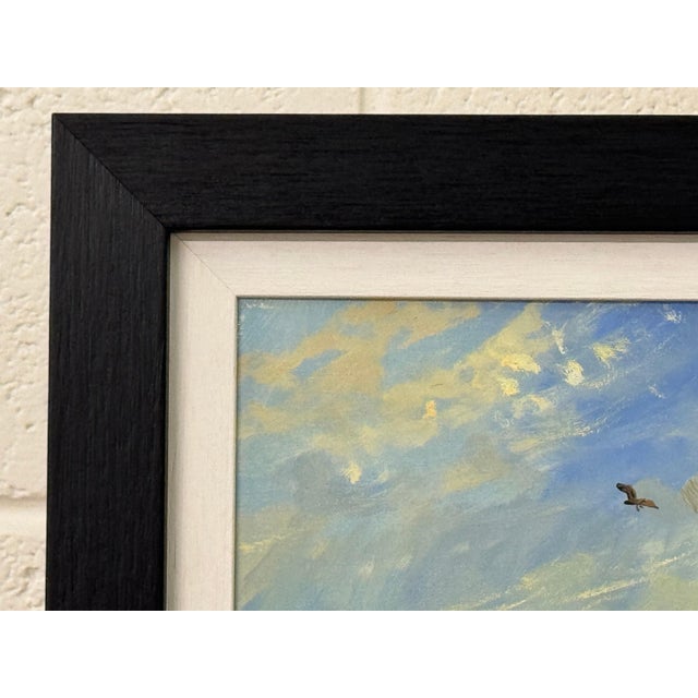John Miller Winter landscape with snow covered fields & farmhouse in the English Countryside 1985 Circa For Sale - Image 11 of 14