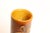 Vintage Studio Pottery Sunburst and Botanical Motif Matte Amber Glazed Vase For Sale - Image 17 of 18
