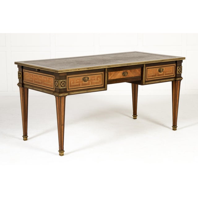 Antique French Bureau Plat, 1800s For Sale - Image 14 of 14