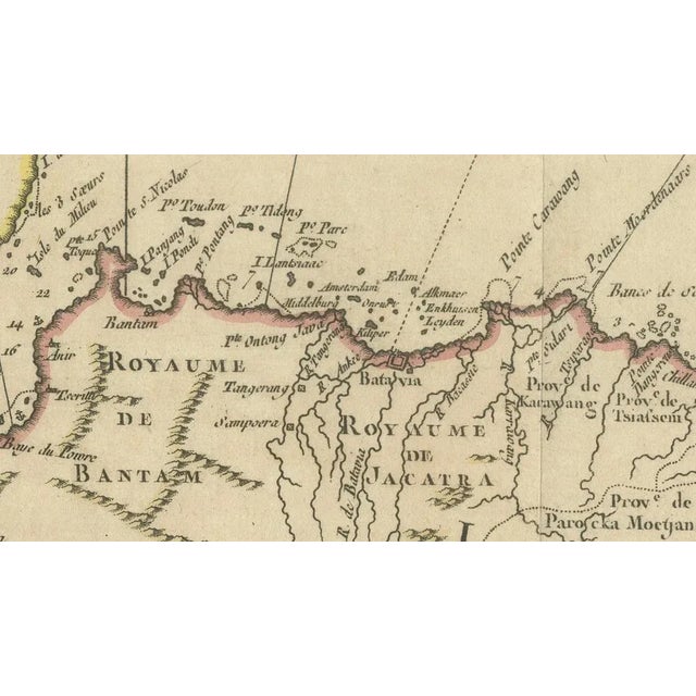 Antique Map of Java Indonesia, 1750 For Sale - Image 9 of 10