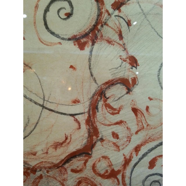 55" Pencil and Watercolor Horse by Ernesto Capdevila For Sale - Image 11 of 12