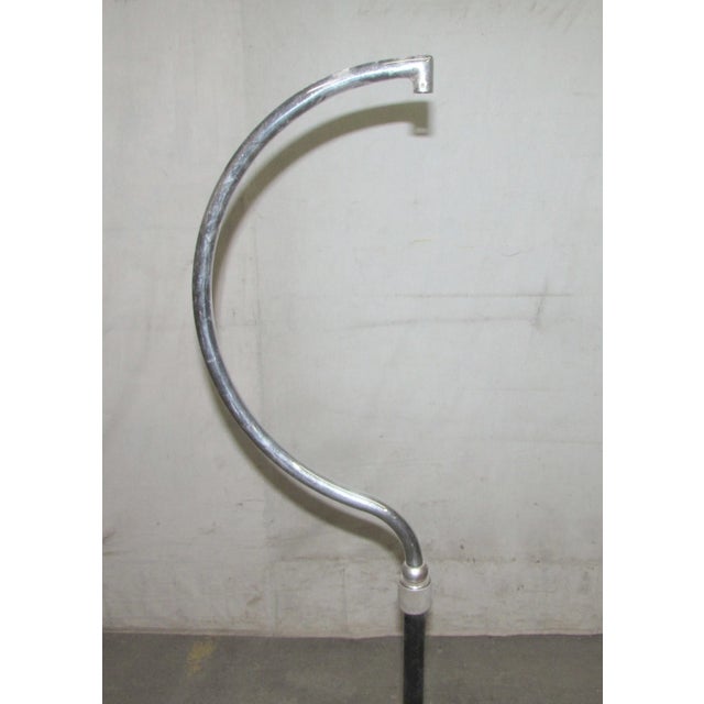 Traditional Reclaimed 5 Ft. Curved Top Floor Stand Holder For Sale - Image 3 of 7