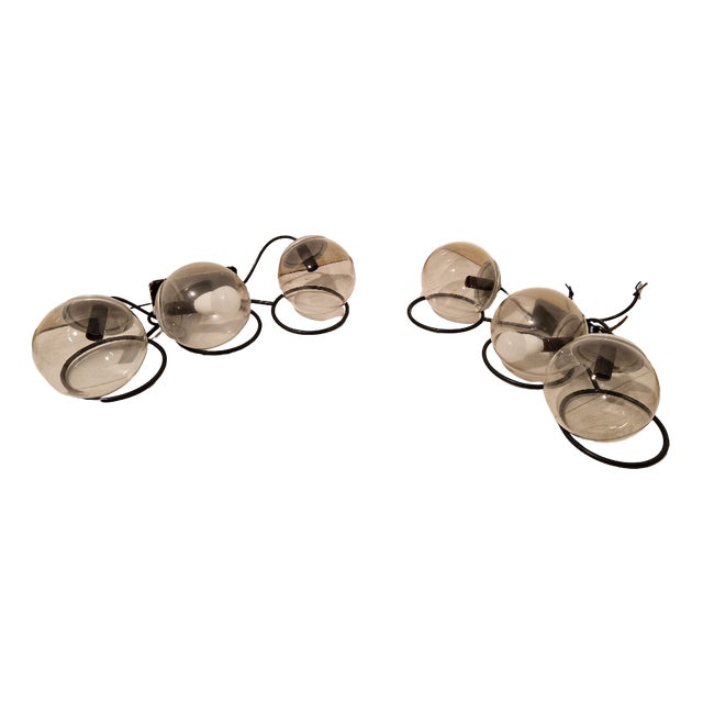 Model 283/3 Wall Lamps by Gino Sarfatti for Arteluce, 1960s, Set of 2 For Sale