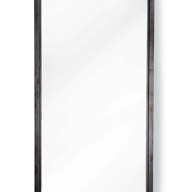 Regina Andrew Dressing Room Mirror in Steel For Sale - Image 4 of 5