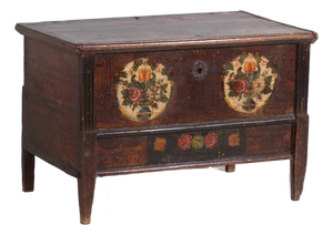 Tyrolean Painted Dowry Chest by Amaru