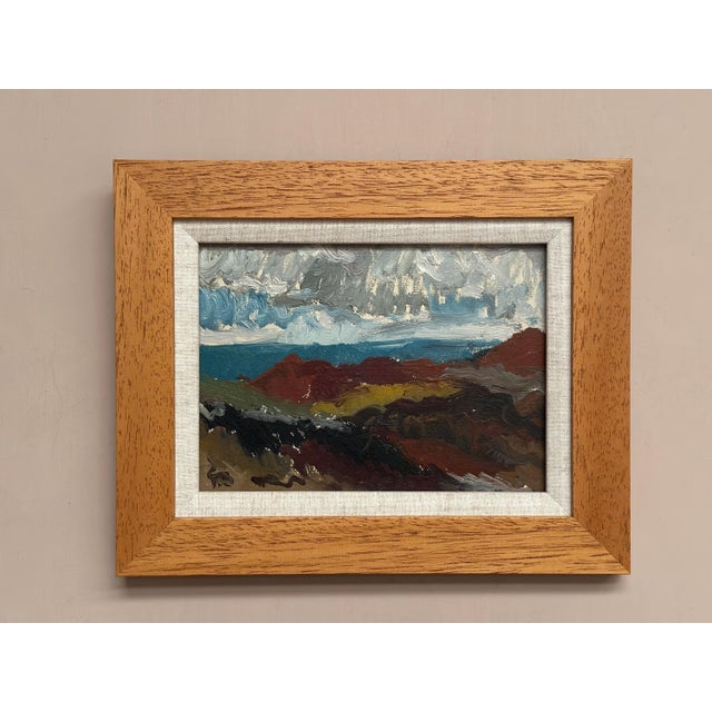Göran Brunius, Landscape, 1960s, Oil on Panel, Framed For Sale - Image 9 of 18